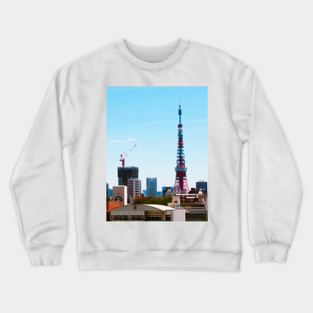 Photography - Tokyo tower Crewneck Sweatshirt by Karoのkyuuto